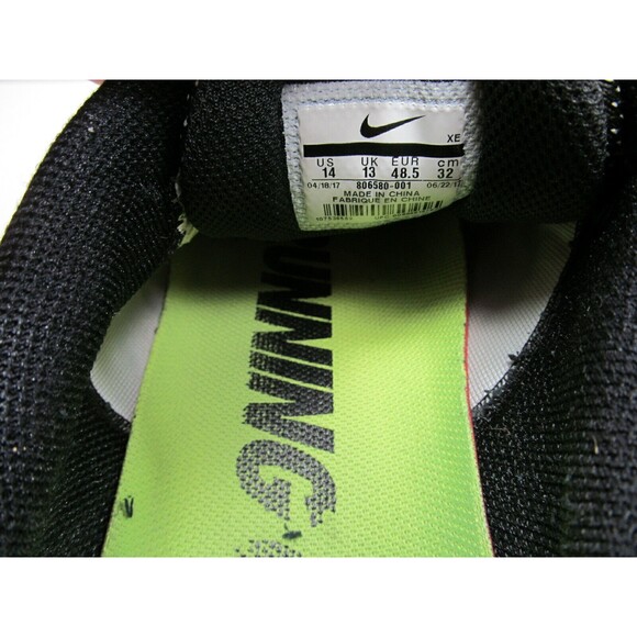 Nike Zoom Structure 19 Black And Gray Running Shoes Mens Size US 14 - Picture 8 of 9